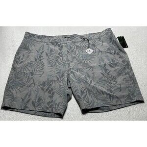 Travis Matthew Coastal Canyon Shorts Mens Size 42 Golf 8" Floral Gray New NWT